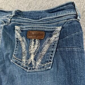 Wrangler Jeans Womens 7/8x30 Ultimate Riding Q-Baby Blue Bootcut 08MWZGV